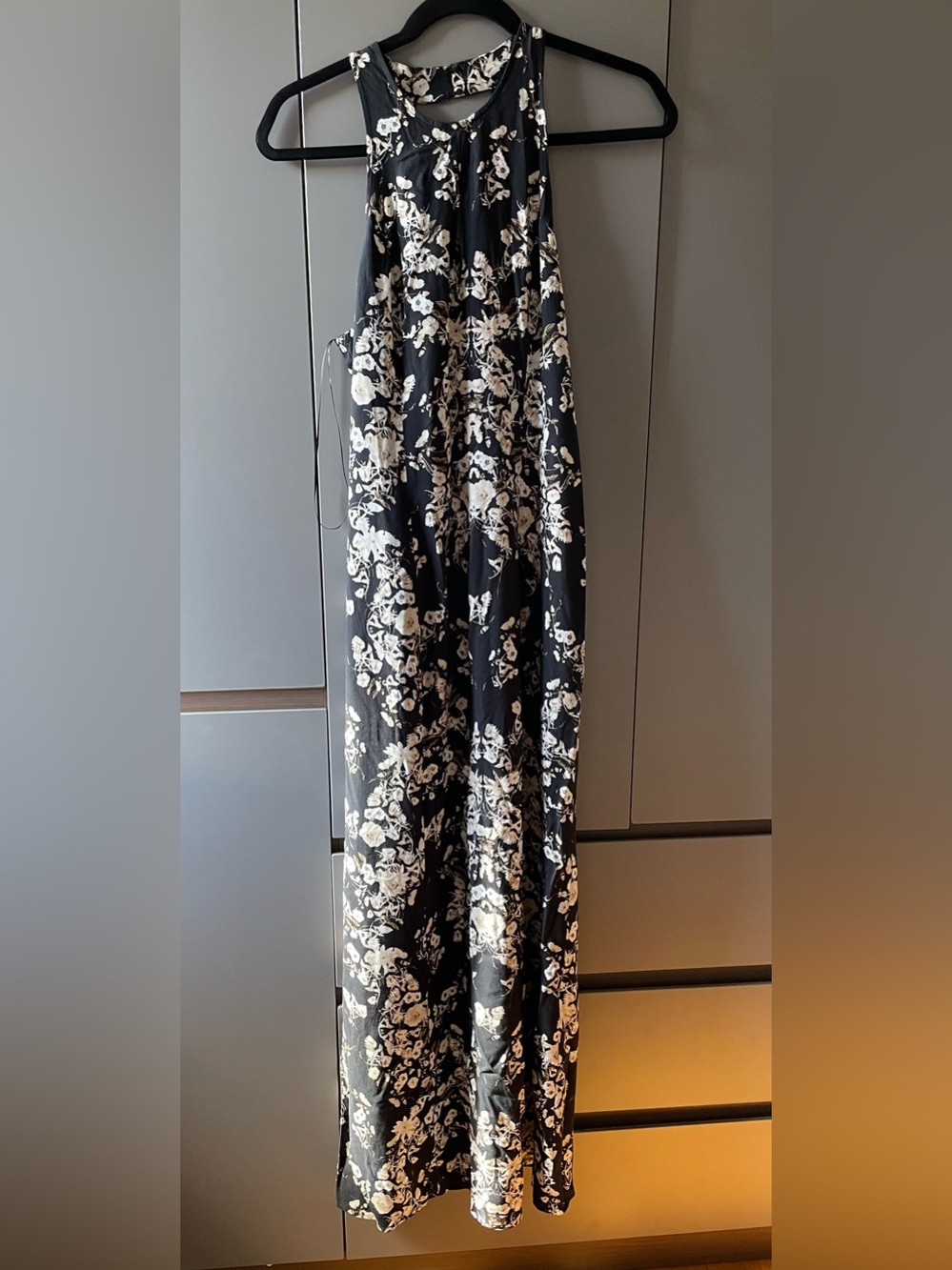 Guess Black and White Floral dress